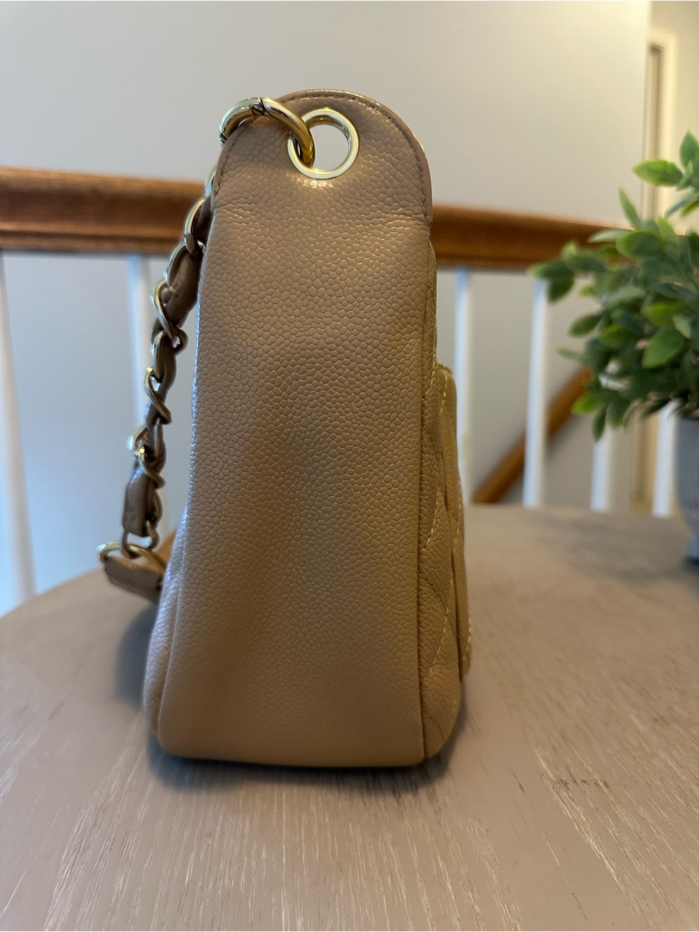 SOLD ♥️ Chanel Vintage Shoulder Bag - Caviar Leather - Vintage Chanel Hobo Bag - Picture 6 of 17